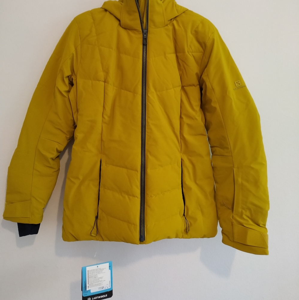 Salomon ICEPUFF JACKET Golden Palm